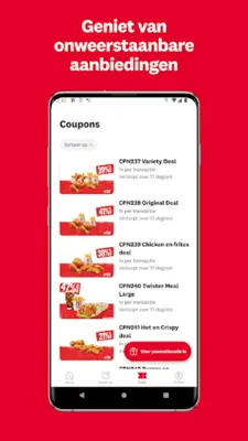 KFC Nederland android App screenshot 0